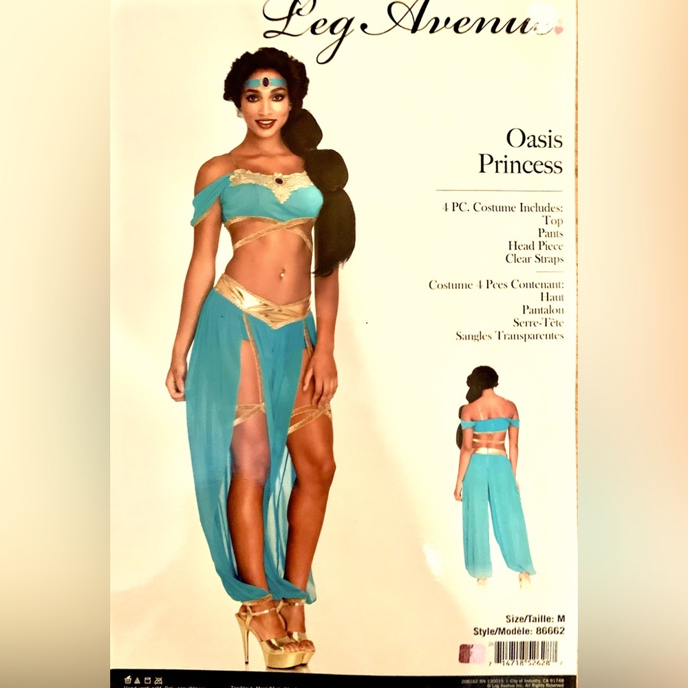 LegAvenue Oases Princess costume/ worn once in great condition